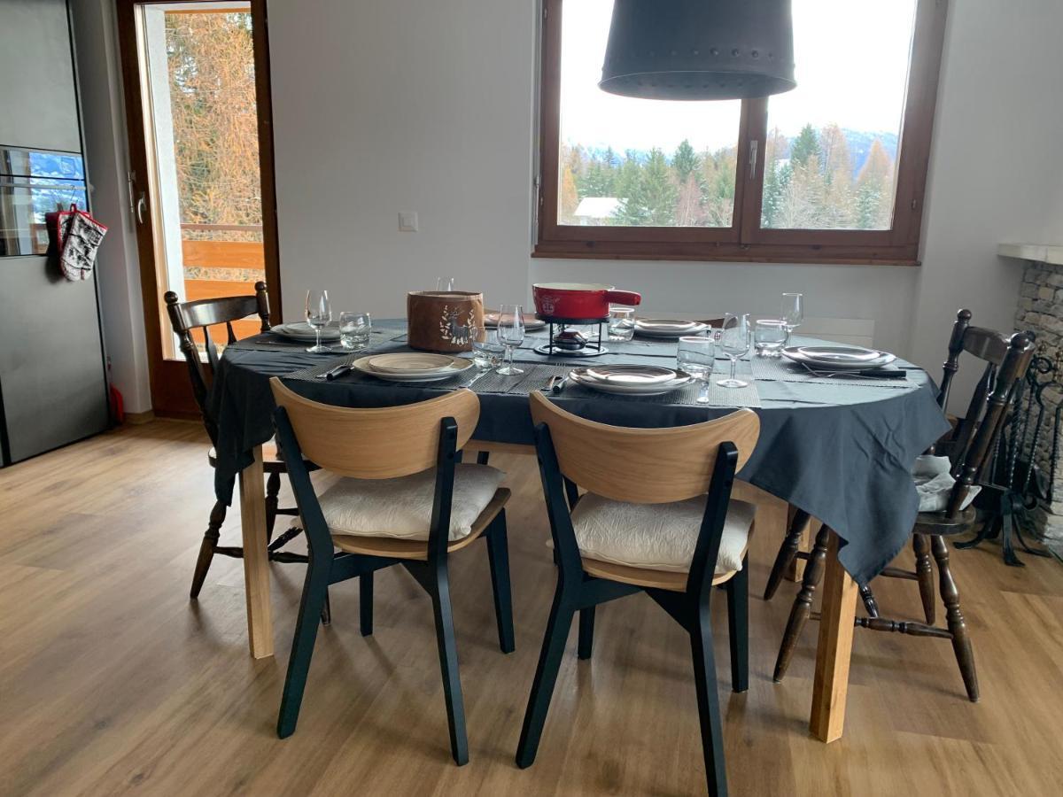 La Jacinthe De Crans Apartman Kültér fotó