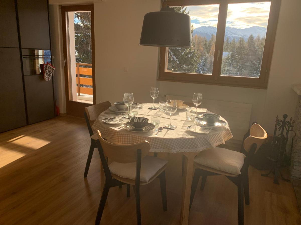 La Jacinthe De Crans Apartman Kültér fotó