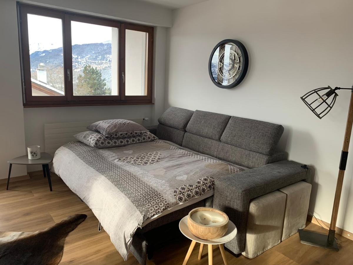 La Jacinthe De Crans Apartman Kültér fotó