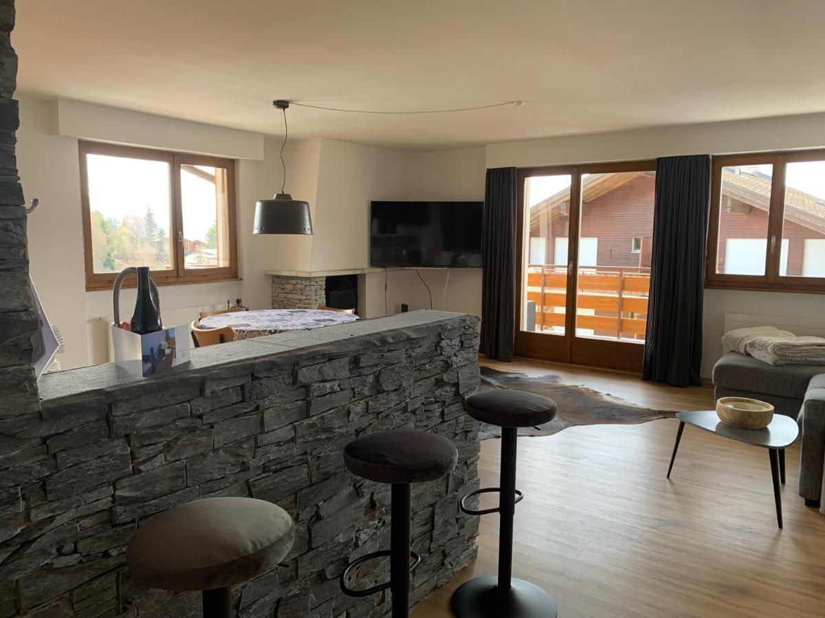 La Jacinthe De Crans Apartman Kültér fotó