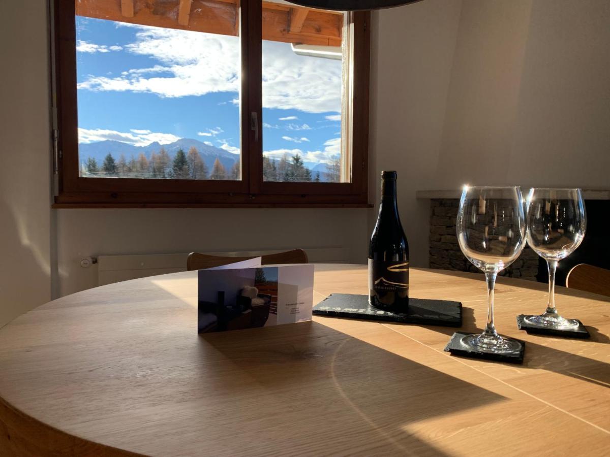 La Jacinthe De Crans Apartman Kültér fotó