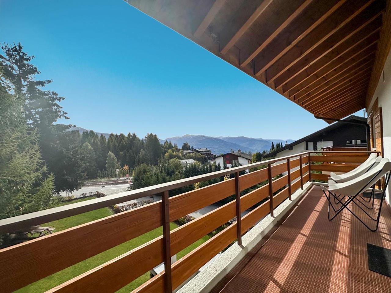 La Jacinthe De Crans Apartman Kültér fotó
